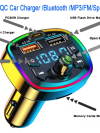 Car Bluetooth 5.0 FM Transmitter Wireless Adapter Mic Audio Receiver Auto MP3 Player 2.1A Dual USB Fast Charger Car Accessories - Image 5